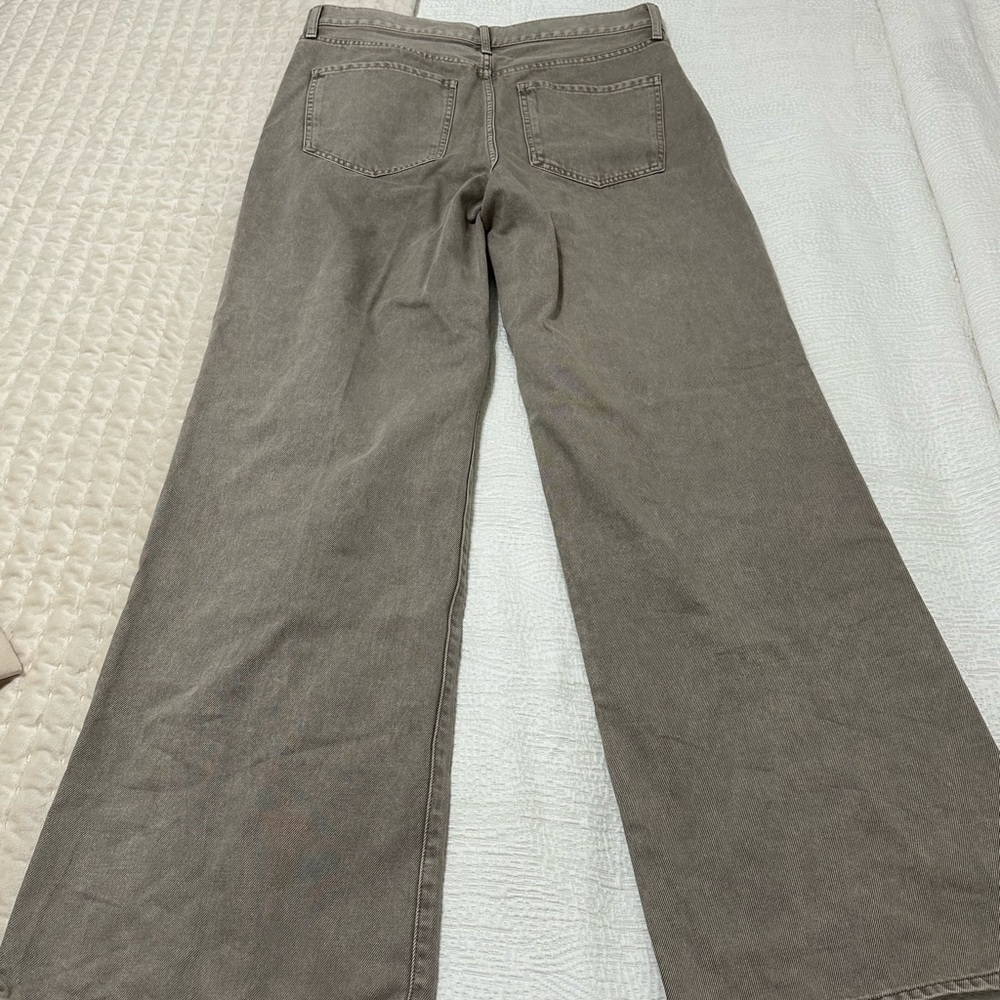 Express Wide Leg High Rise Jeans - Picture 2 of 3